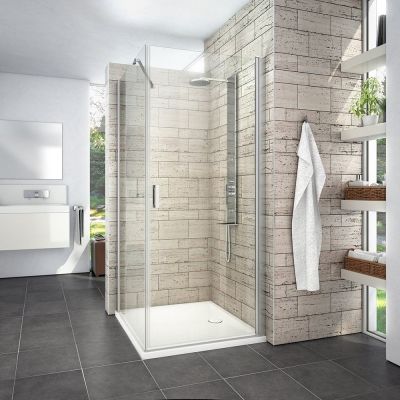 ROTH TUŠ KABINA LIMAYA 90X90 VRATA + STIJENA krom/prozirno ROTH TUŠ KABINA LIMAYA 90X90 VRATA + STIJENA krom/prozirno